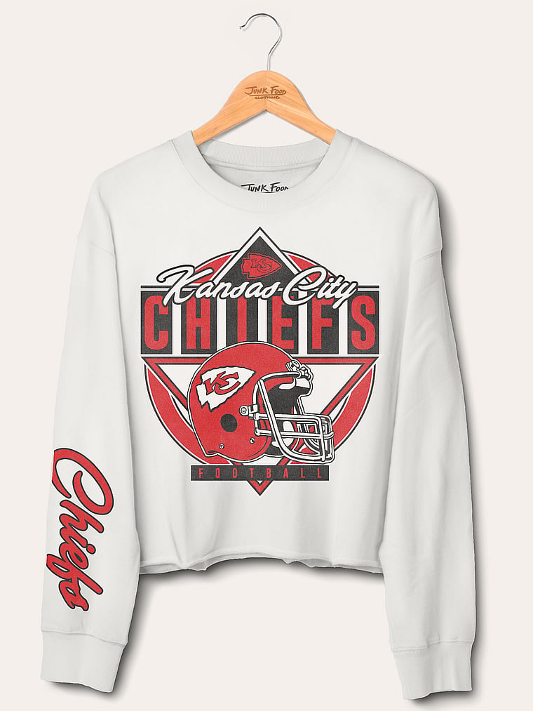Kansas City Chiefs Helmet Crop Fleece