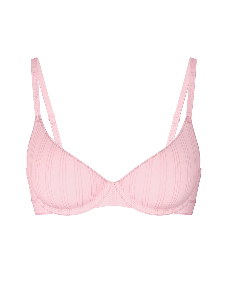 Cotton Unlined Scoop Strappy Bra