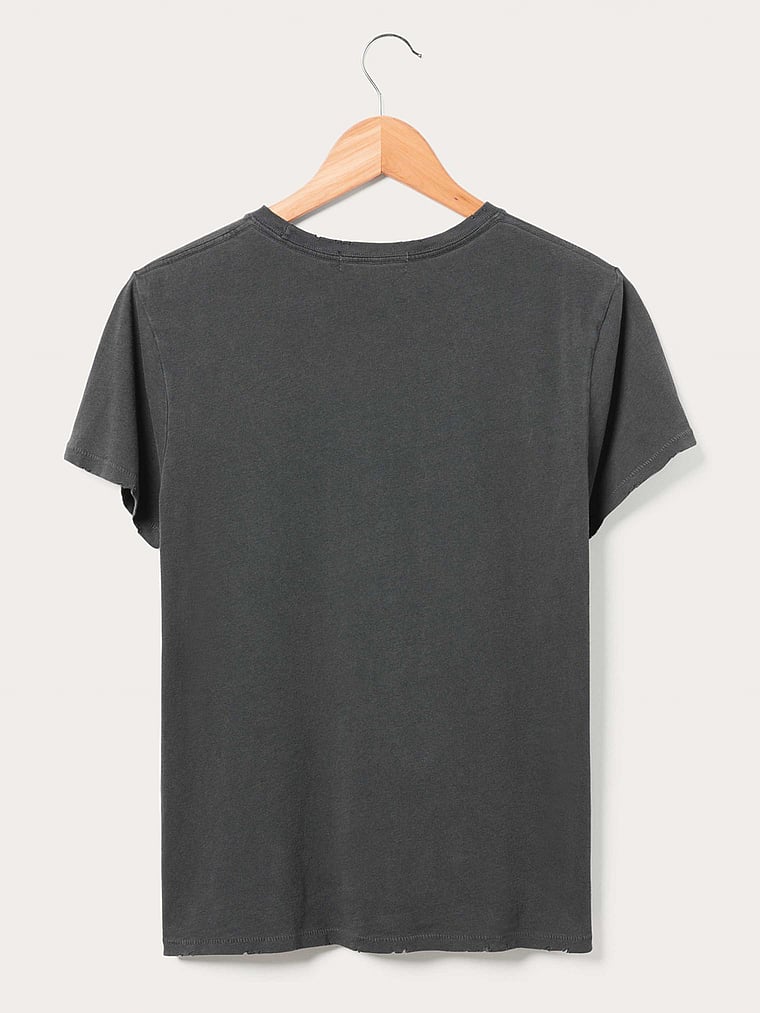 Victoria's Secret, Junk Food Clothing New England Patriots MVP Vintage Tee, True Black - Dolphins, offModelBack, 4 of 4