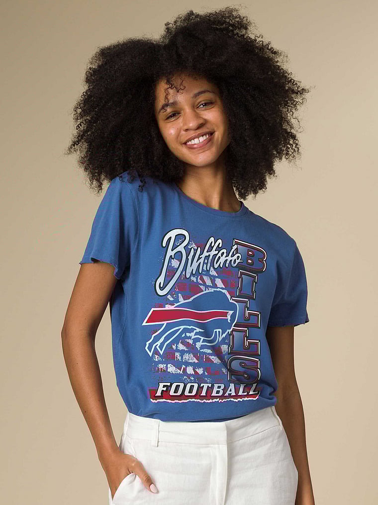 Victoria's Secret, Junk Food Clothing Chicago Bears MVP Vintage Tee, Liberty - Bills, onModelFront, 1 of 4