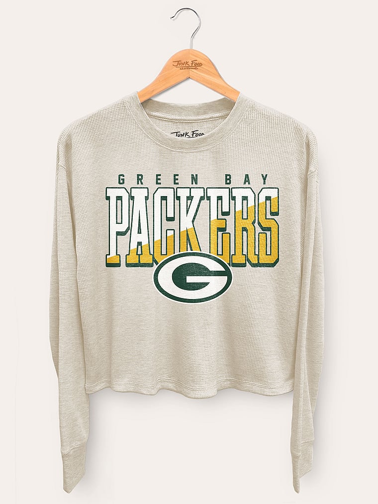 Green Bay Packers Slant Crop Thermal