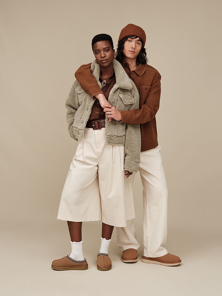 UGG® Tasman Slippers, Chestnut, offModelFront, 3 of 3