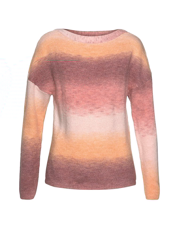 Victoria's Secret, Lascana Ombre Sweater, Pink Multi, offModelFront, 2 of 3