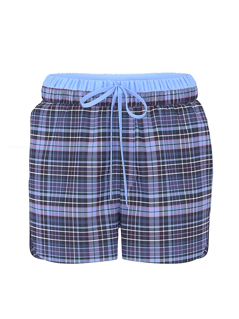 Boyfriend Flannel Boxer Pajama Shorts