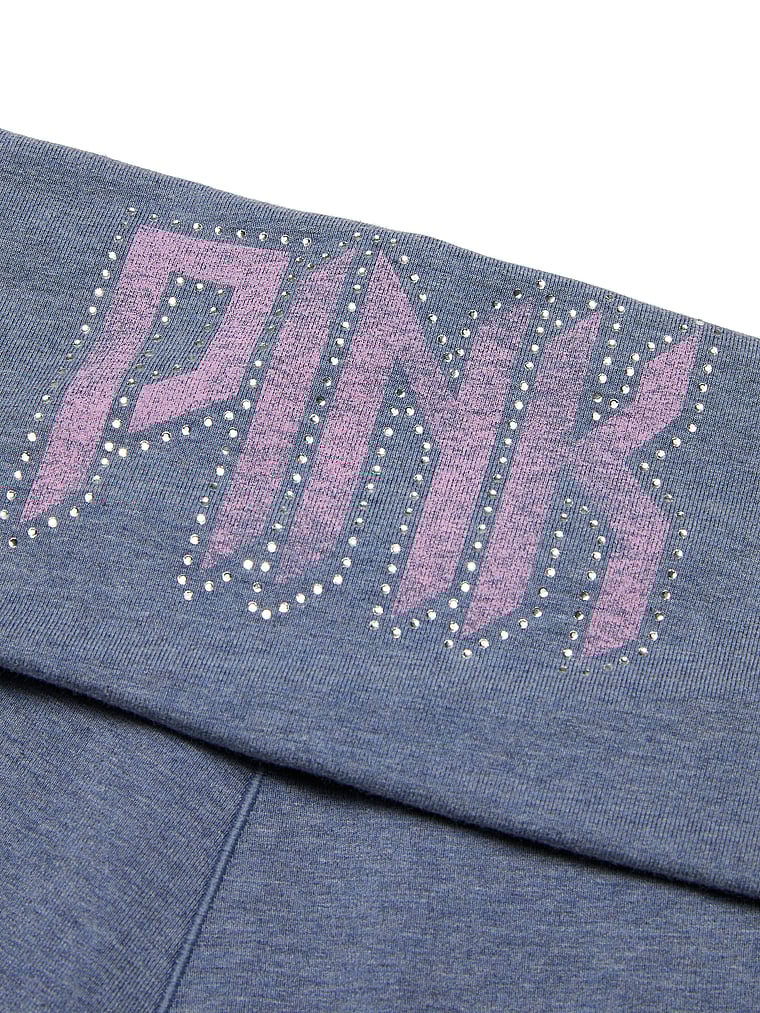 All-Day Cotton Foldover Flare Leggings