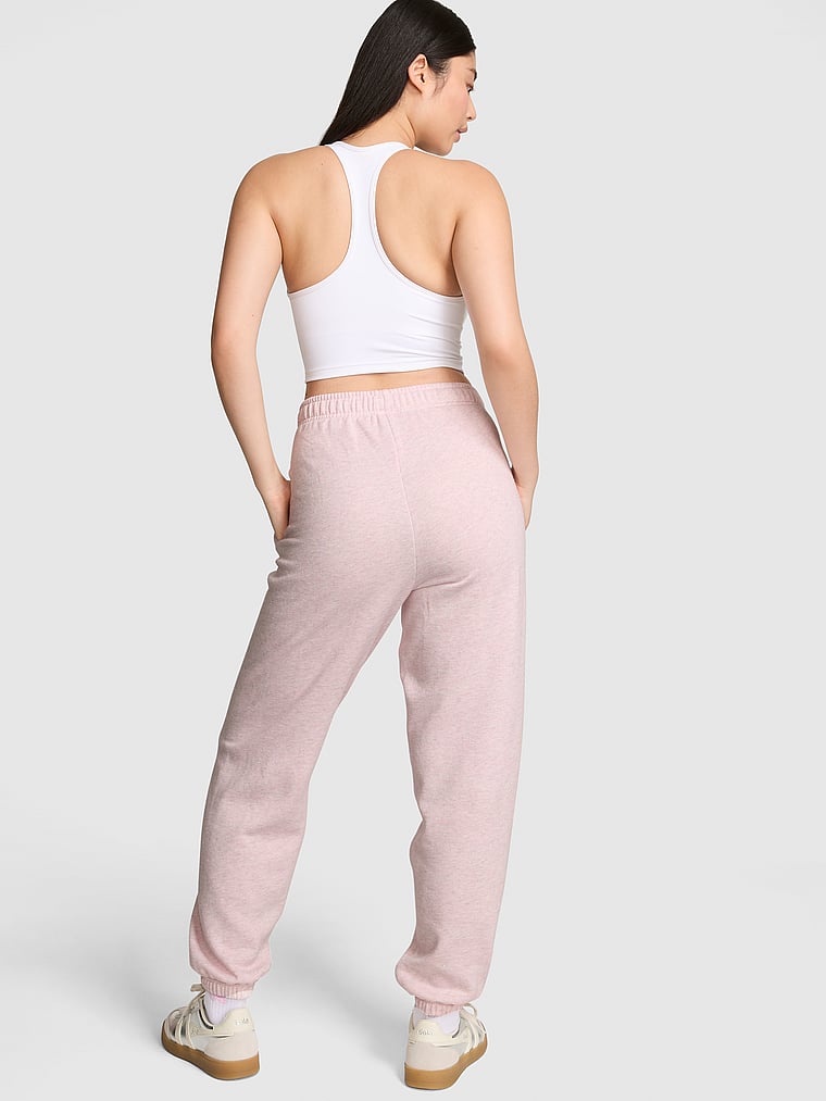 PINK Ivy Fleece Campus Sweatpants, detail, 2 of 3