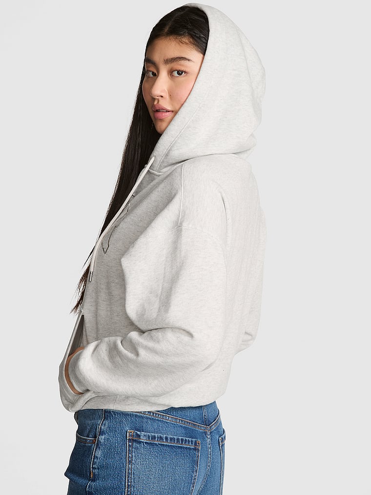 PINK Campus Fleece™ Full-Zip Hoodie, detail, 5 of 6