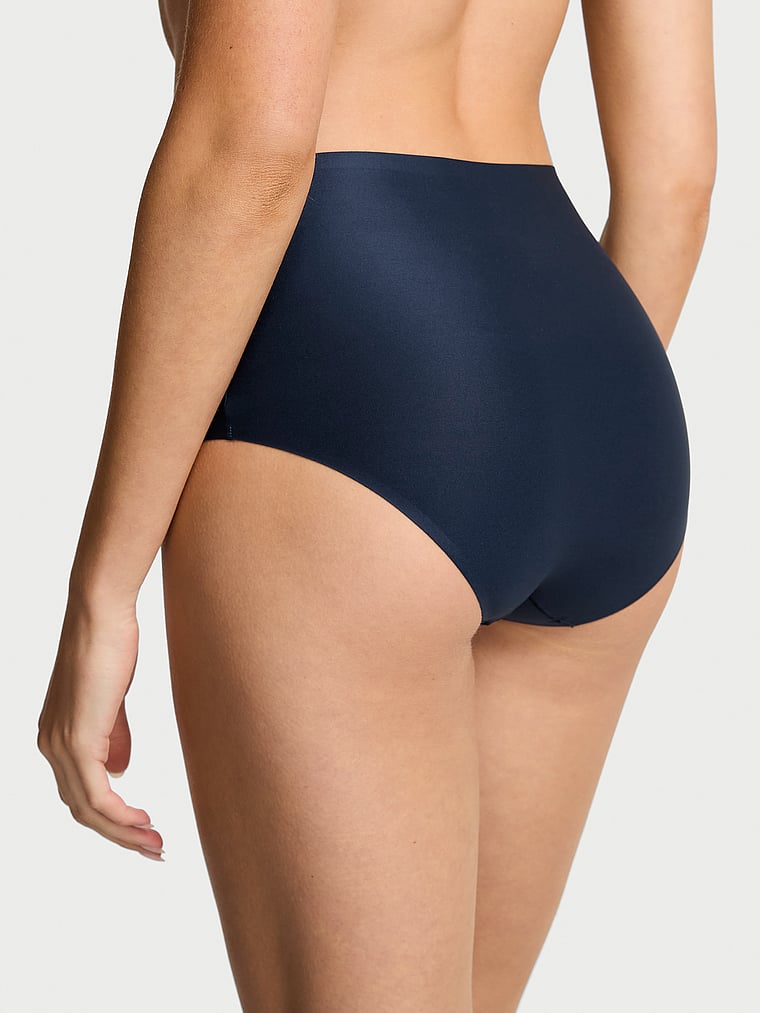 Victoria's Secret, Body by Victoria Body by Victoria Flex Mid-Rise Modern Brief Panty, Blue, onModelBack, 2 of 3 Kennidy is 5'11" and wears Small