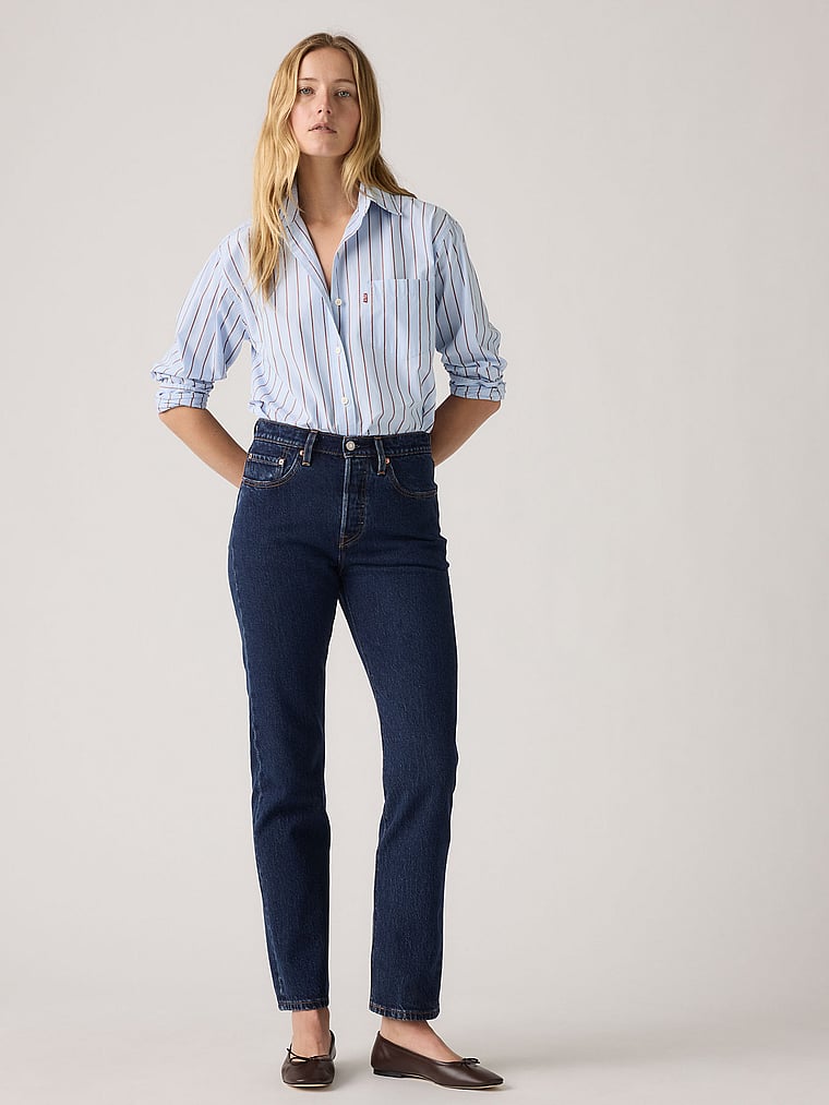 Victoria's Secret, Levi's 501® Original Jeans, Salsa Stonewash, onModelFront, 1 of 4
