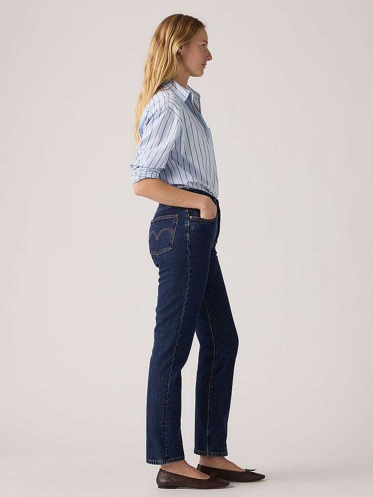 Victoria's Secret, Levi's 501® Original Jeans, Salsa Stonewash, onModelSide, 3 of 4