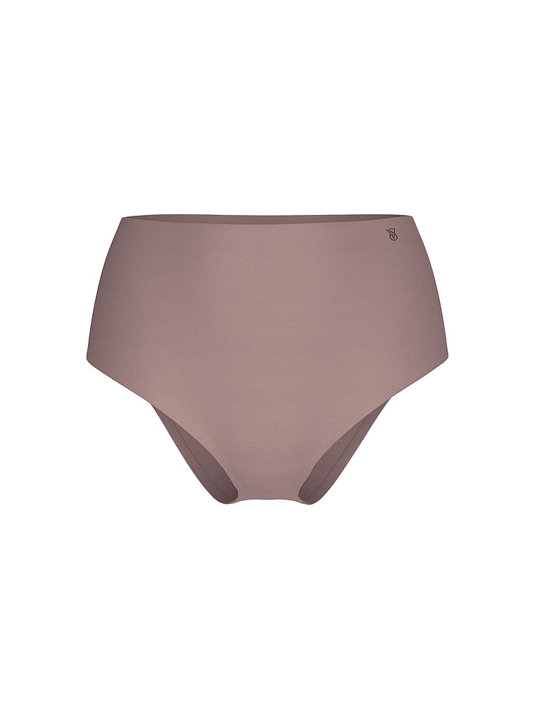Victoria's Secret, Body by Victoria Luxe Contour High-Rise Cheeky Panty, Cloudy Grey, offModelFront, 4 of 4