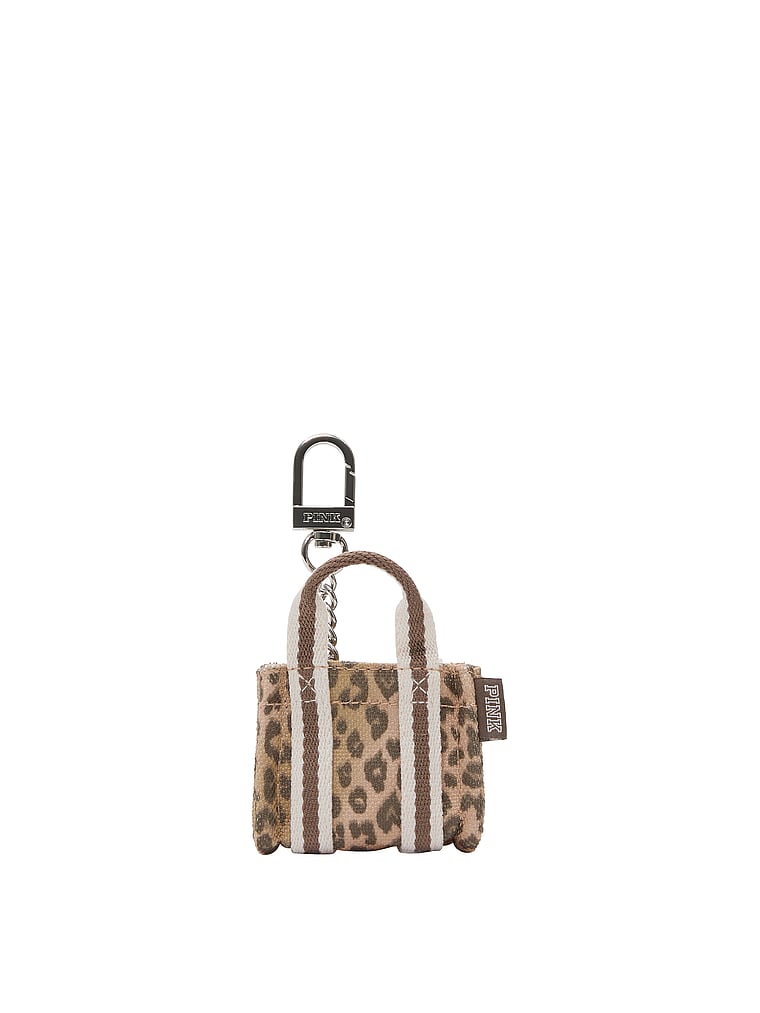 PINK Mini Tote Keychain Charm, onModelFront, 1 of 3