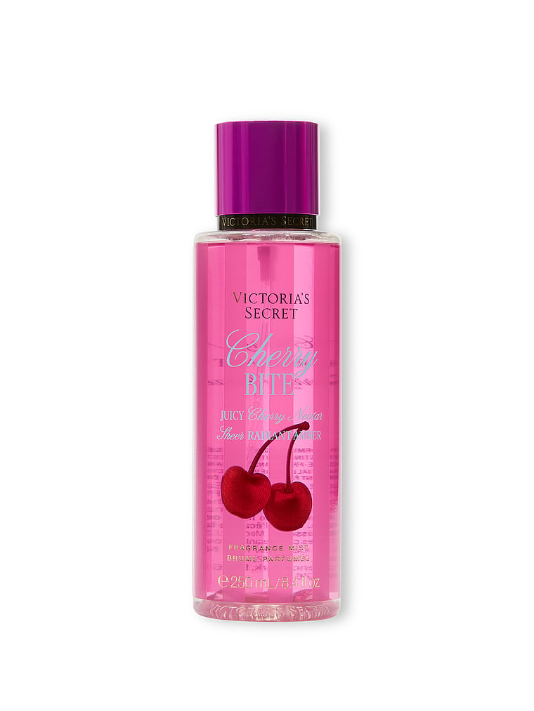 Victoria's Secret, Body Fragrance Fragrance Mist, Cherry Bite, onModelFront, 1 of 2