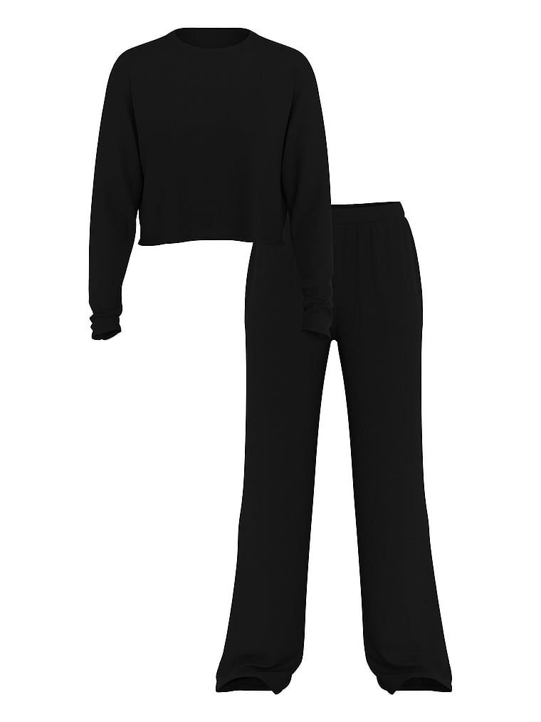 Modal Wide-Rib Long Lounge Set