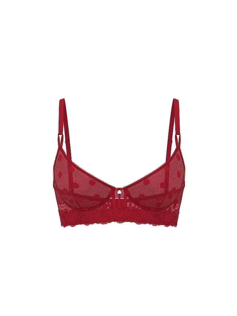 Sexy Tee Sheer Heritage Unlined Demi Bra Top