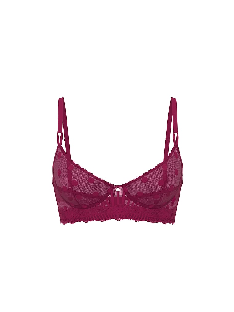 Sexy Tee Sheer Heritage Unlined Demi Bra Top