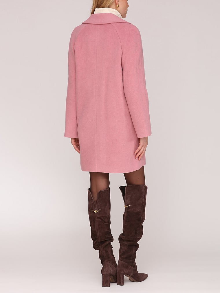 Victoria's Secret, Avec Les Filles Raglan Walker Coat, Wilted Rose, onModelBack, 2 of 4