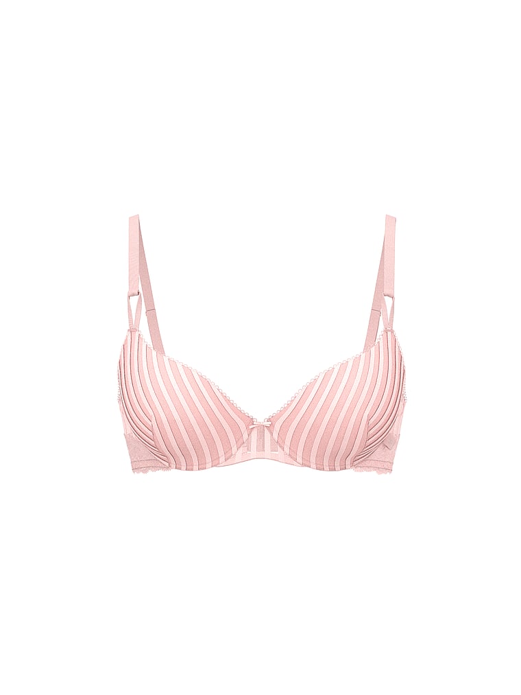 Sexy Tee Sheer Heritage Stripe Push-Up Bra