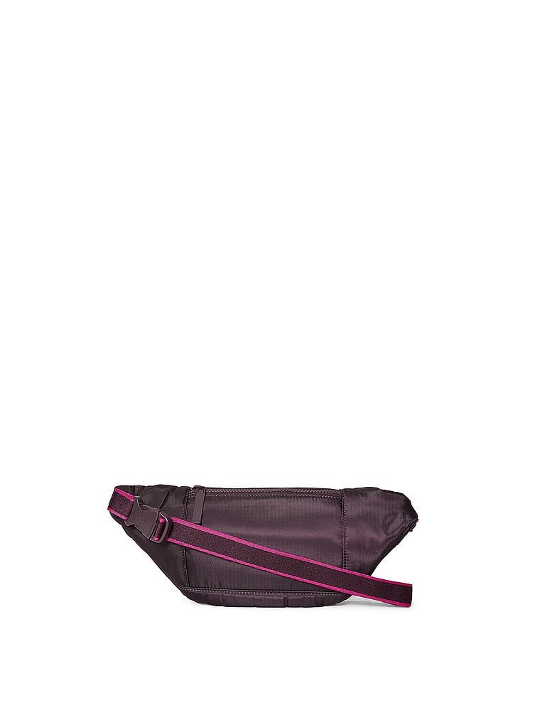 Victoria's Secret, Victoria's Secret VSX Belt Bag, Winter Wine, onModelBack, 3 of 4