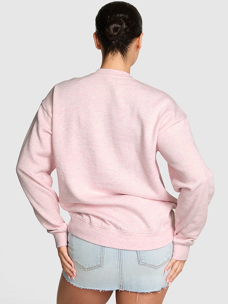 Ivy Fleece Oversized Crew Sweatshirt