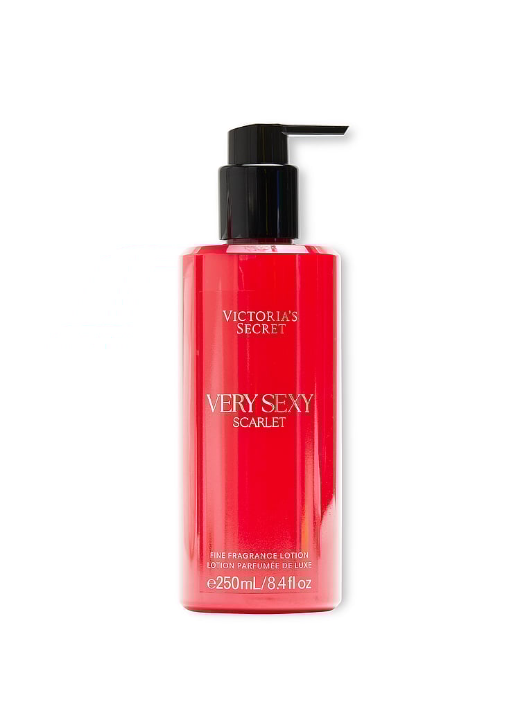 Victoria's Secret, Fine Fragrance Tease Crème Cloud Fine Fragrance Lotion, Very Sexy Scarlet, onModelFront, 1 of 4