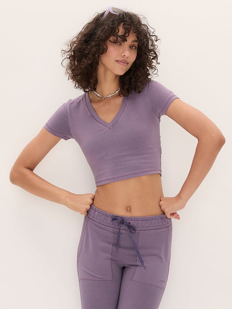 All-Day Cotton Pocket Flare Leggings