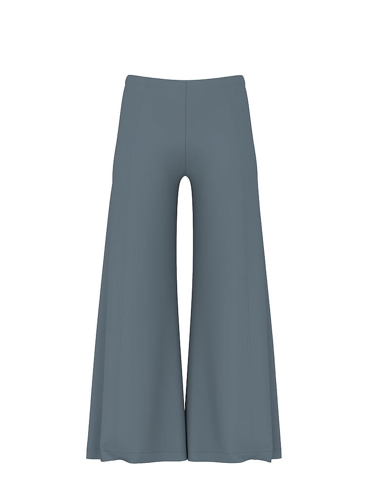 Victoria's Secret, VSX VSX Elevate™ Ultra Wide-Leg Pant, Dark Steel, offModelFront, 3 of 3