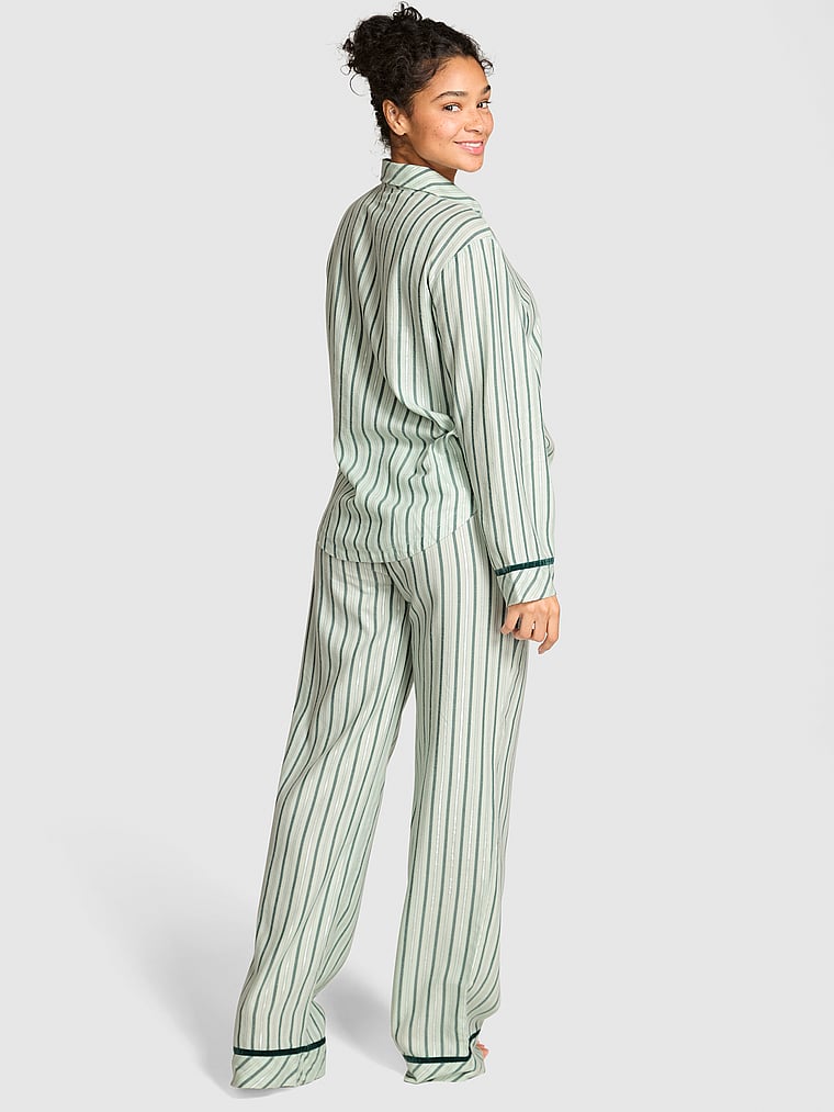 Flannel Long Pajama Set