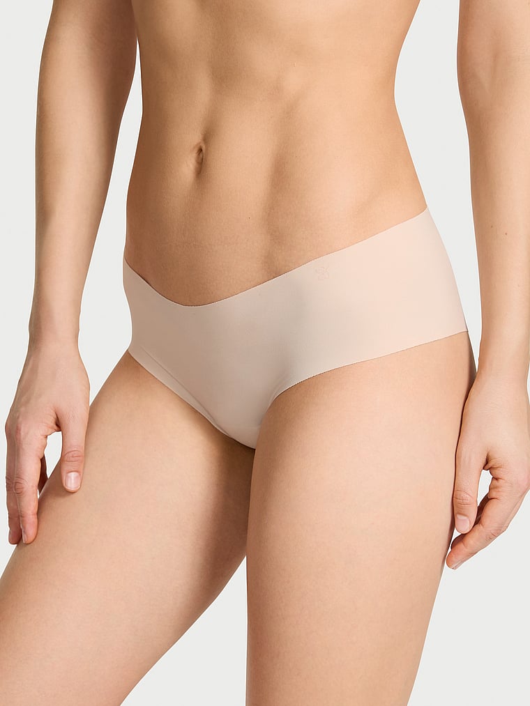 Victoria's Secret, No-Show No-Show Cheeky Panty, Marzipan, onModelFront, 1 of 3 Lotta is 5'10" or 178cm and wears Small