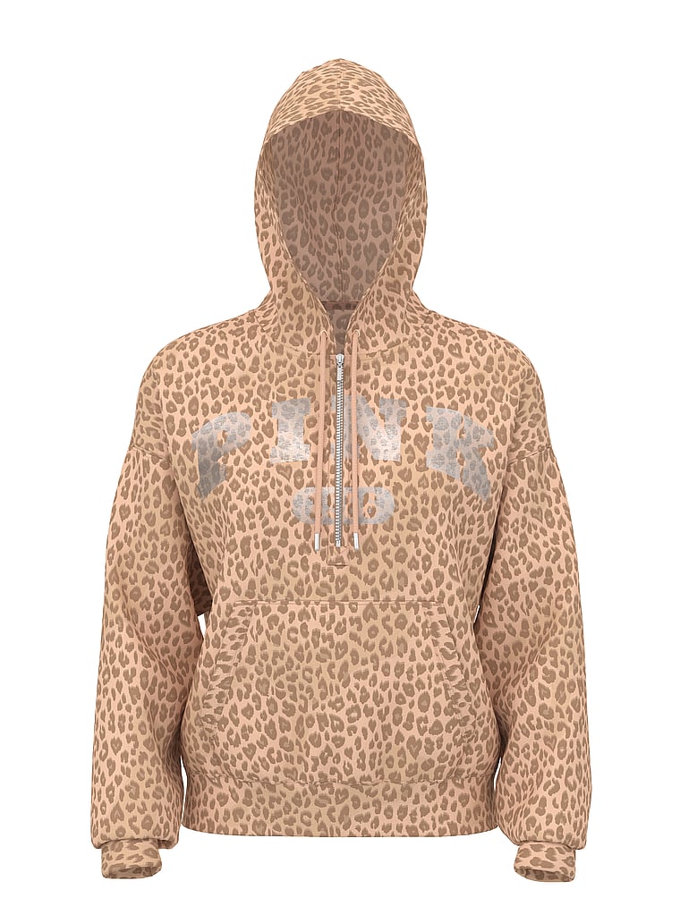 Ivy Fleece Campus Half-Zip Hoodie