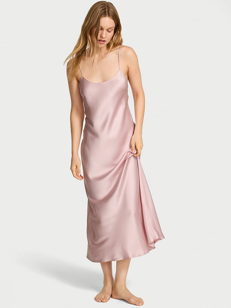 Satin Long Slip