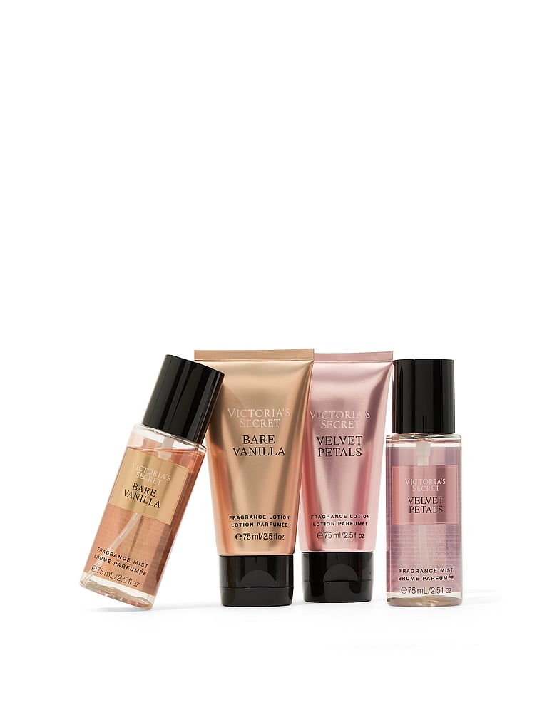 Victoria's Secret, Body Fragrance Mini Fragrance Mist and Lotion Gift Set, Assorted, onModelFront, 1 of 2