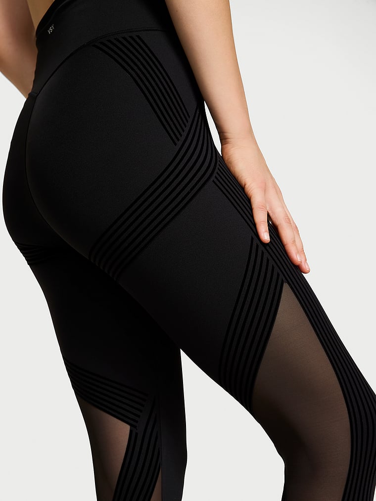 Victoria's Secret, VSX VSX Elevate™ Redefined Contours Legging, Black, detail, 3 of 6 Lotta is 5'10" and wears Small