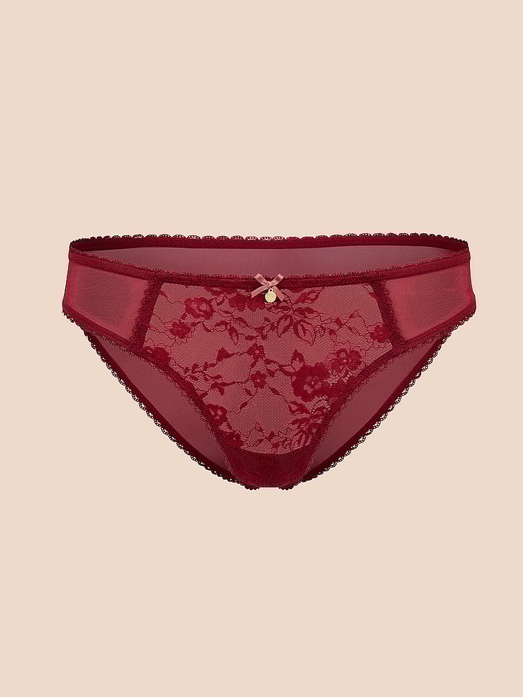 Victoria's Secret, Adore Me Alexiane Cheeky Panty, Sun-Dried Tomato, offModelFront, 3 of 3