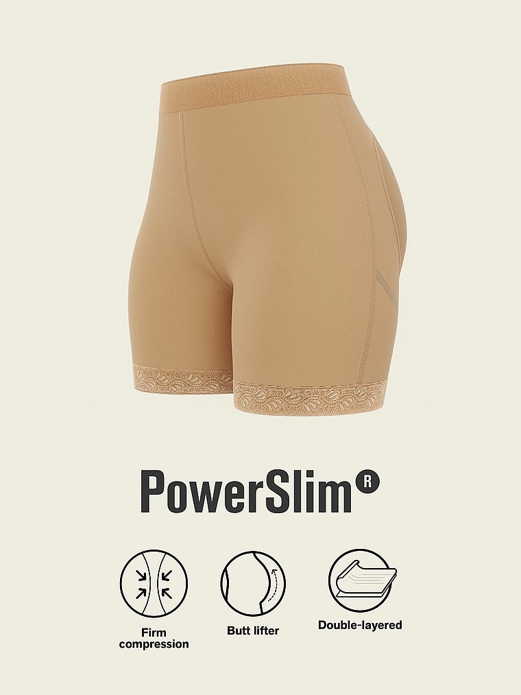 Firm Compression Mid-Rise Butt Sculpting Shaper Shorts