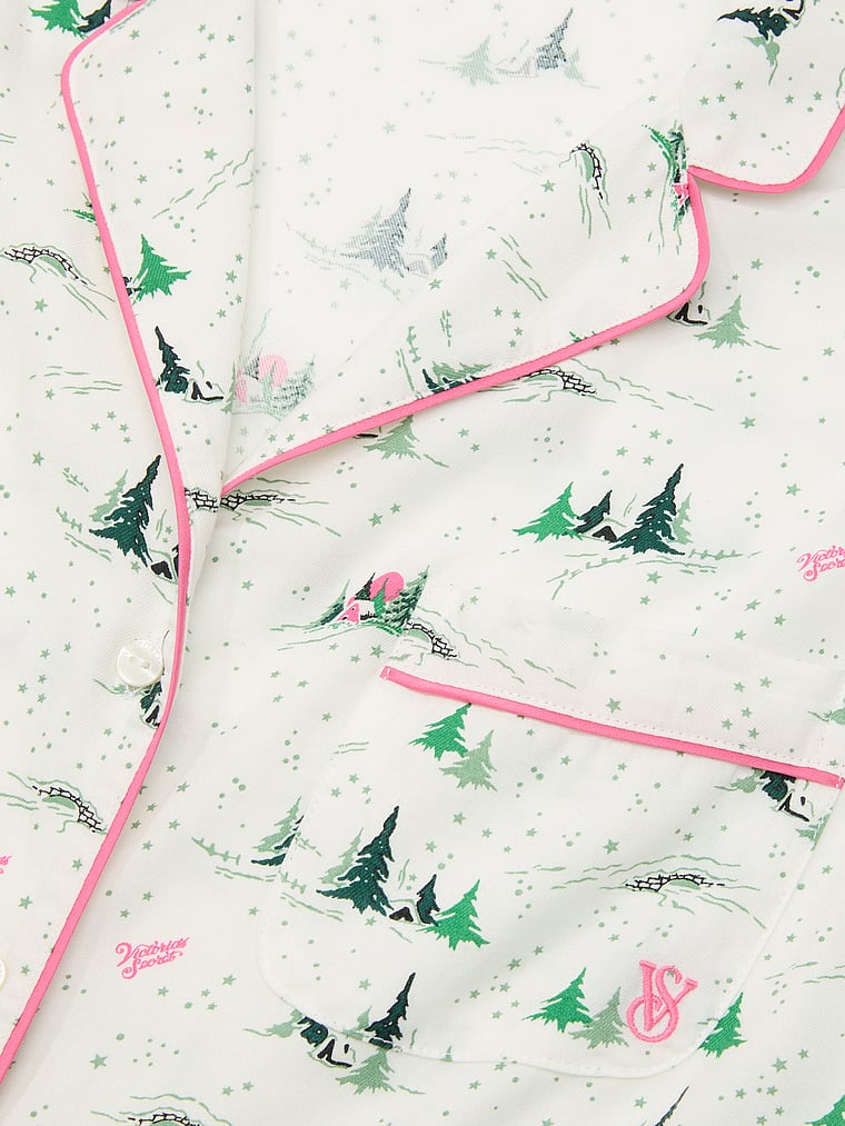 Flannel Long Pajama Set