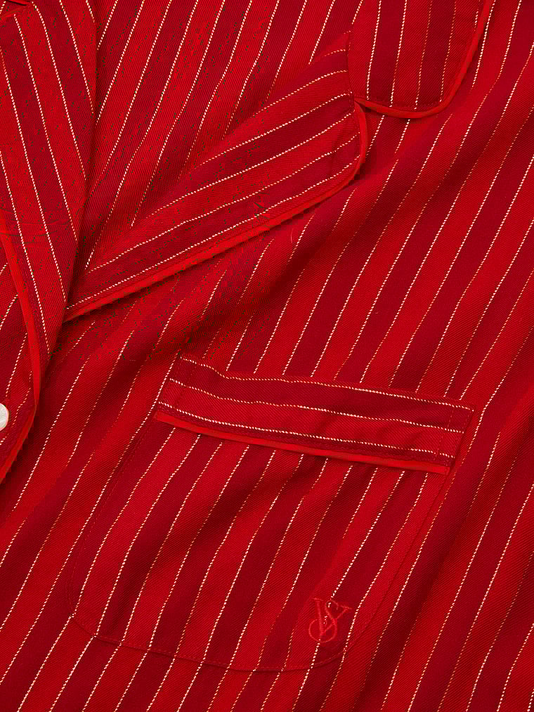 Flannel Long Pajama Set