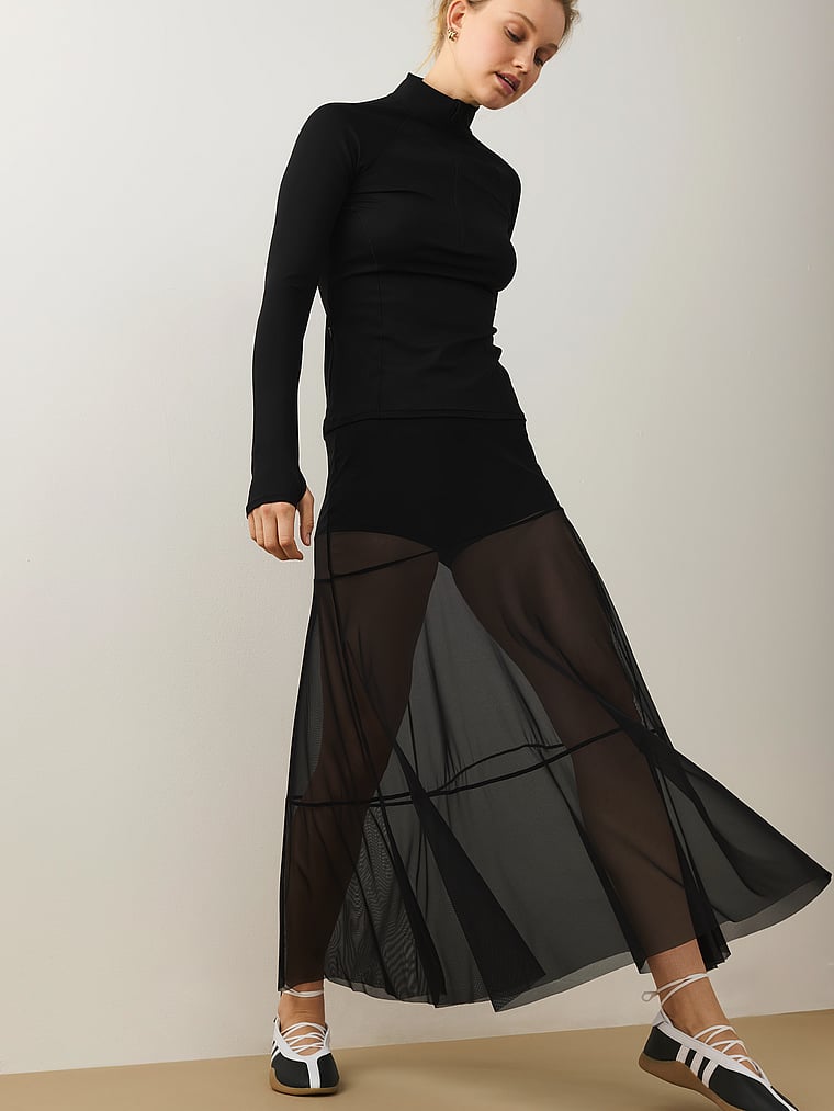 VSX Powermesh Maxi Skirt