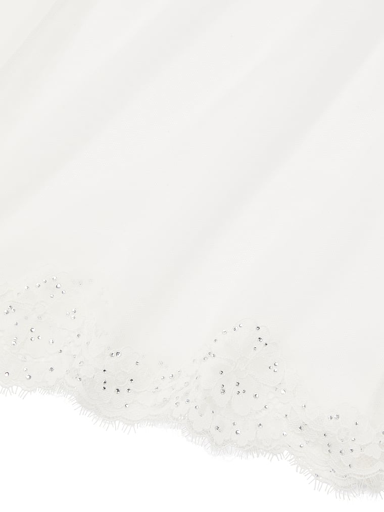 Twinkle Chiffon Halter Babydoll Set