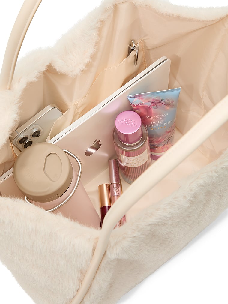 Faux-Fur Tote Bag