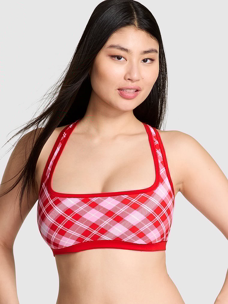 Cotton Dorm Unlined Racerback Bralette