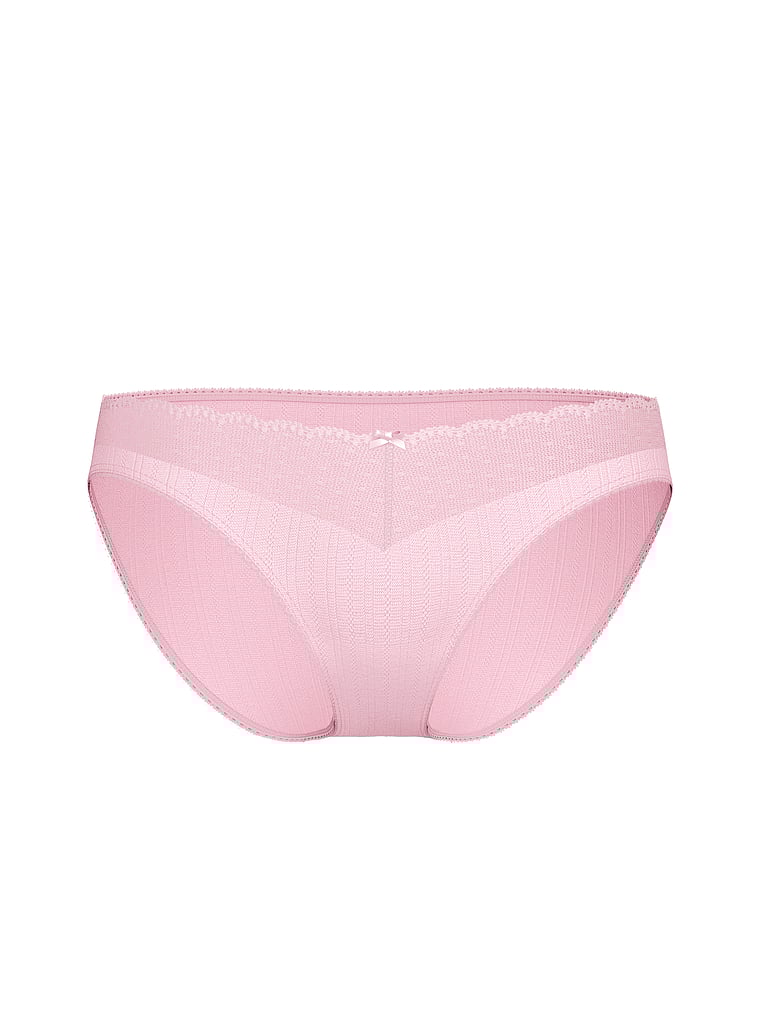 Stretch Pointelle Bikini Panty