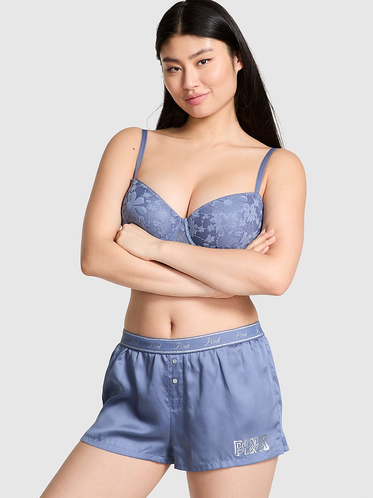 Silky Sleep Shine Boxy Pajama Shorts