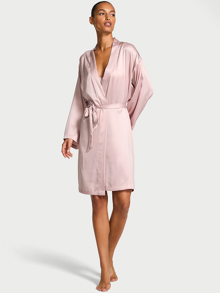 Satin Midi Robe