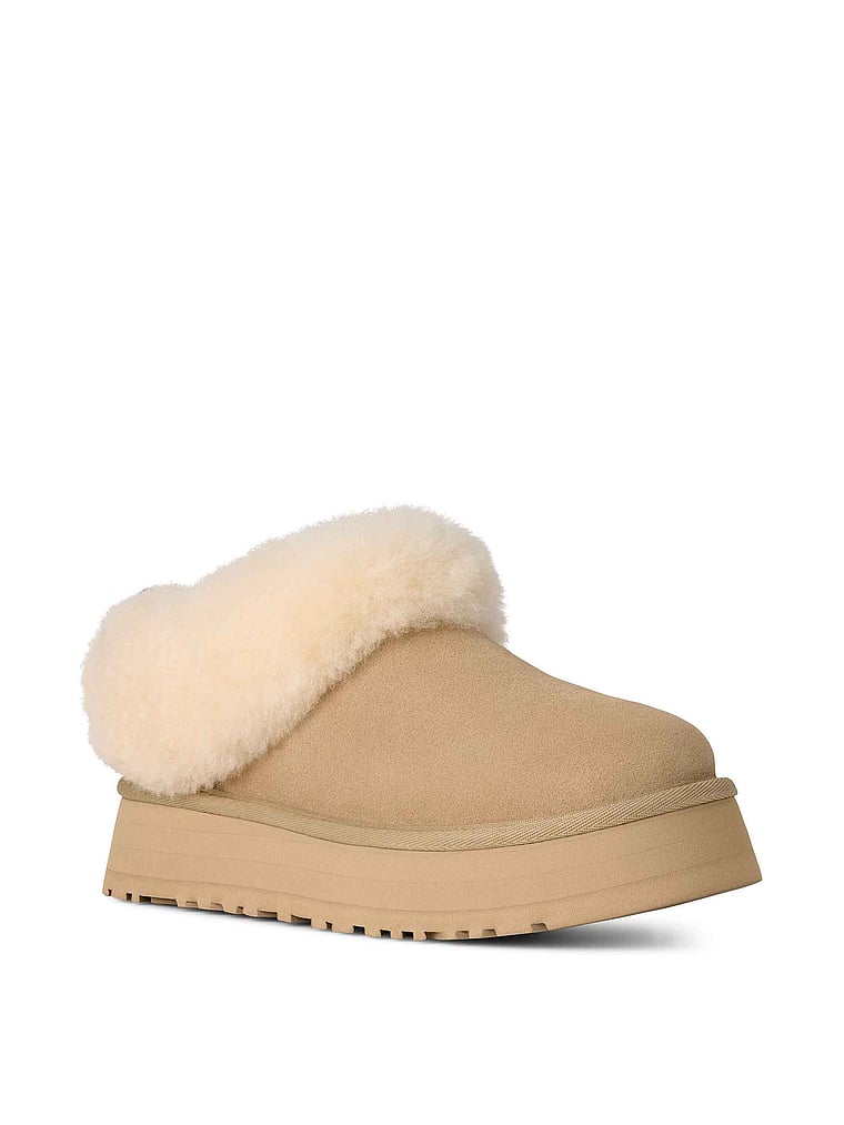 UGG® Tazelle Slippers, Mustard Seed, onModelSide, 3 of 4