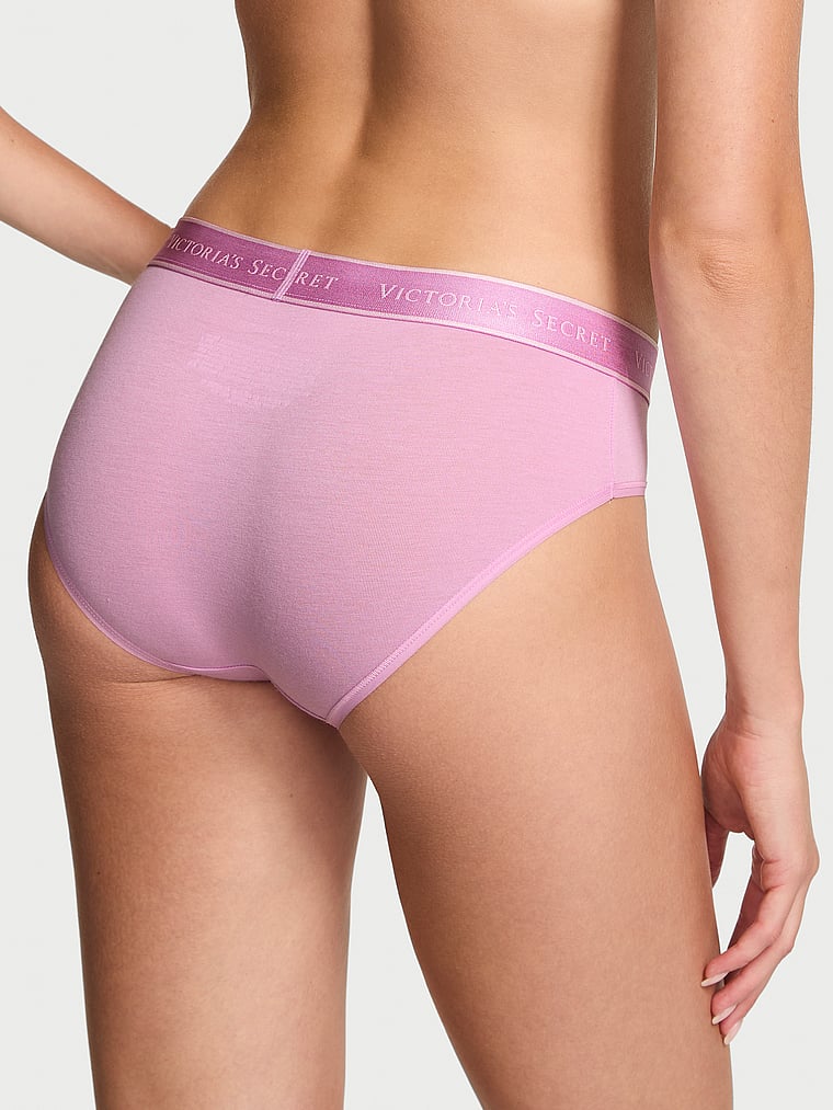 Logo Cotton Hiphugger Panty