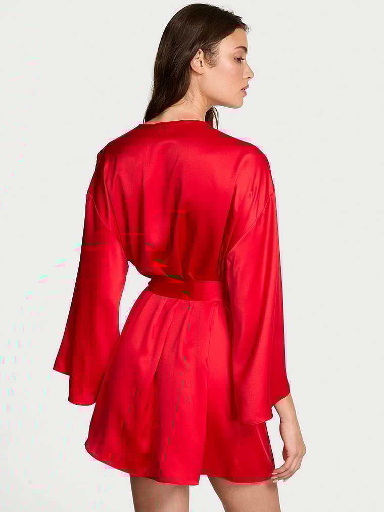 Satin Short Robe