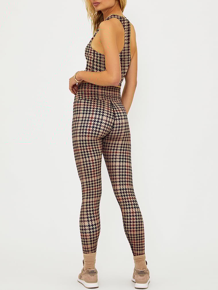 Victoria's Secret, Beach Riot Yara Top, Midnight Houndstooth, onModelBack, 2 of 2