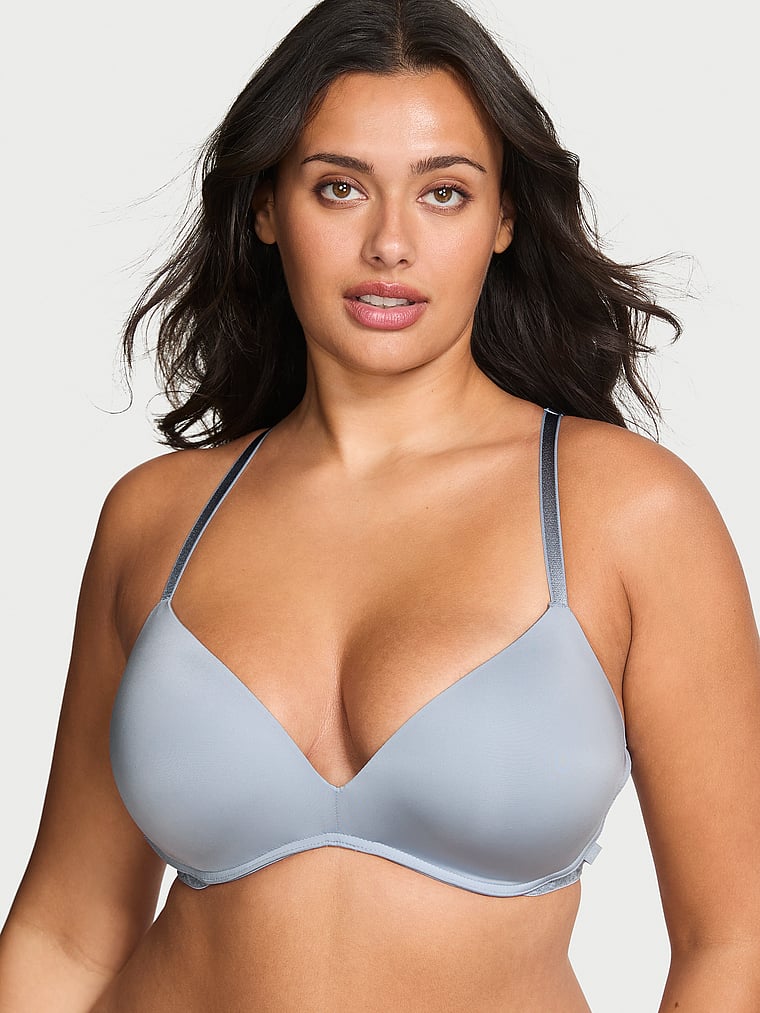 Sexy Tee Sheer Heritage Stripe Wireless Push-Up Bra