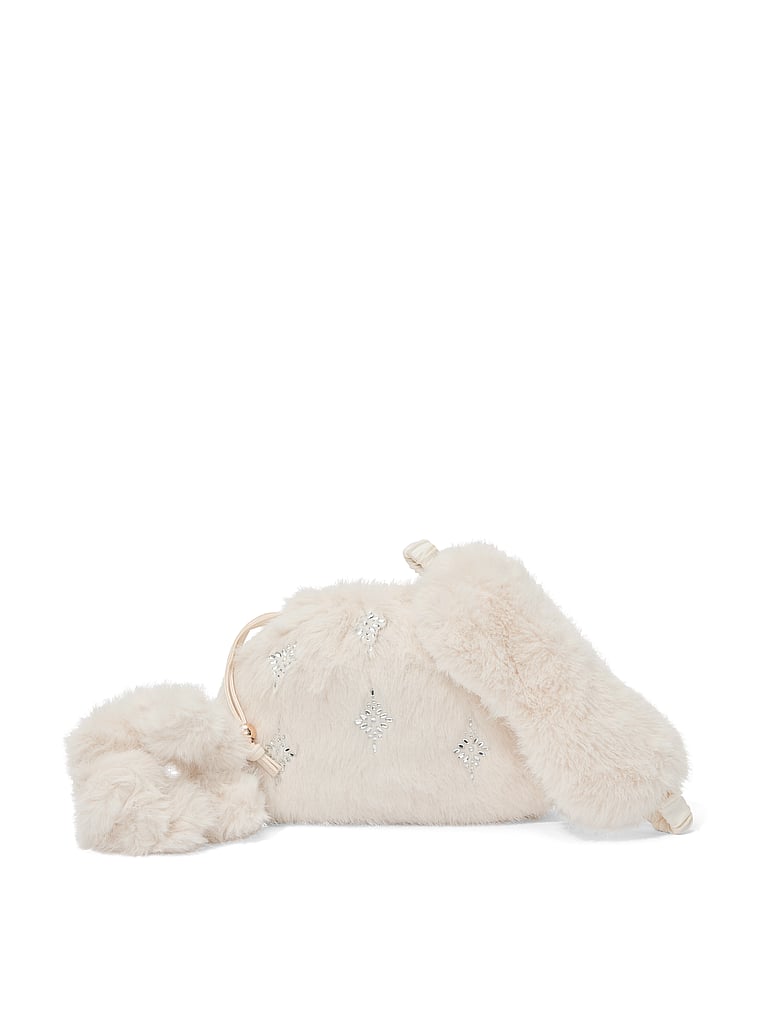 Luxe Plush 3-Piece Travel Accessories Gift Set